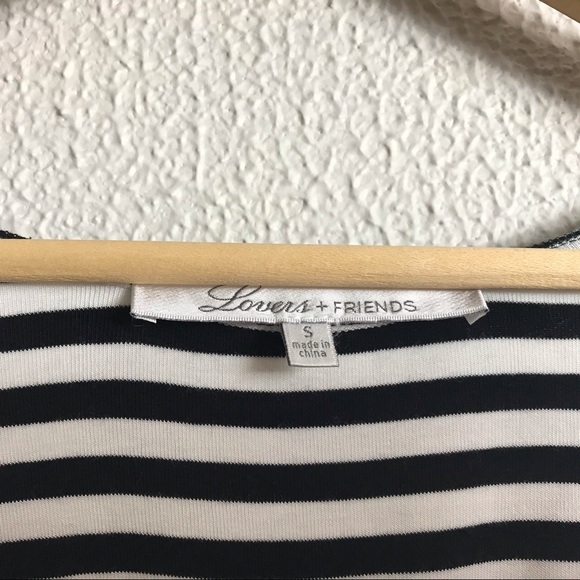 Lovers‎ + Friends Striped Knot Back Cutout Dress Small - Picture 6 of 6